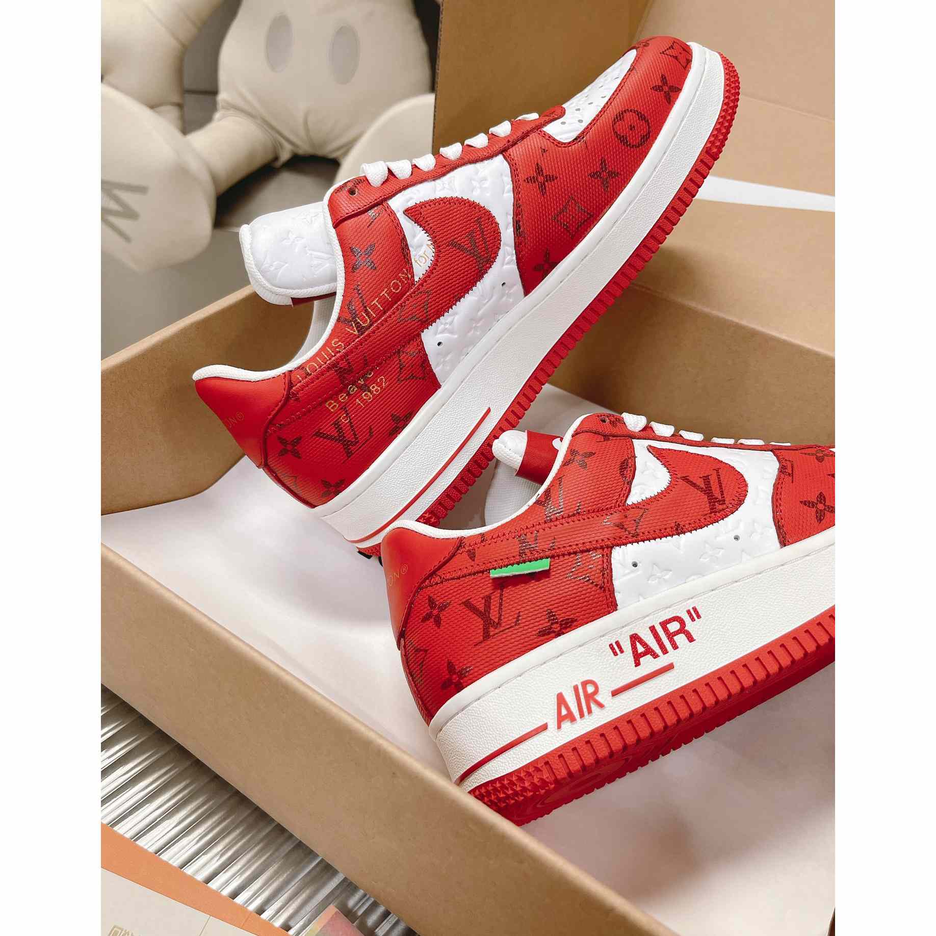 Louis Vuitton x Air Jordan1 Low AJ1 Sneaker - DopestKickz