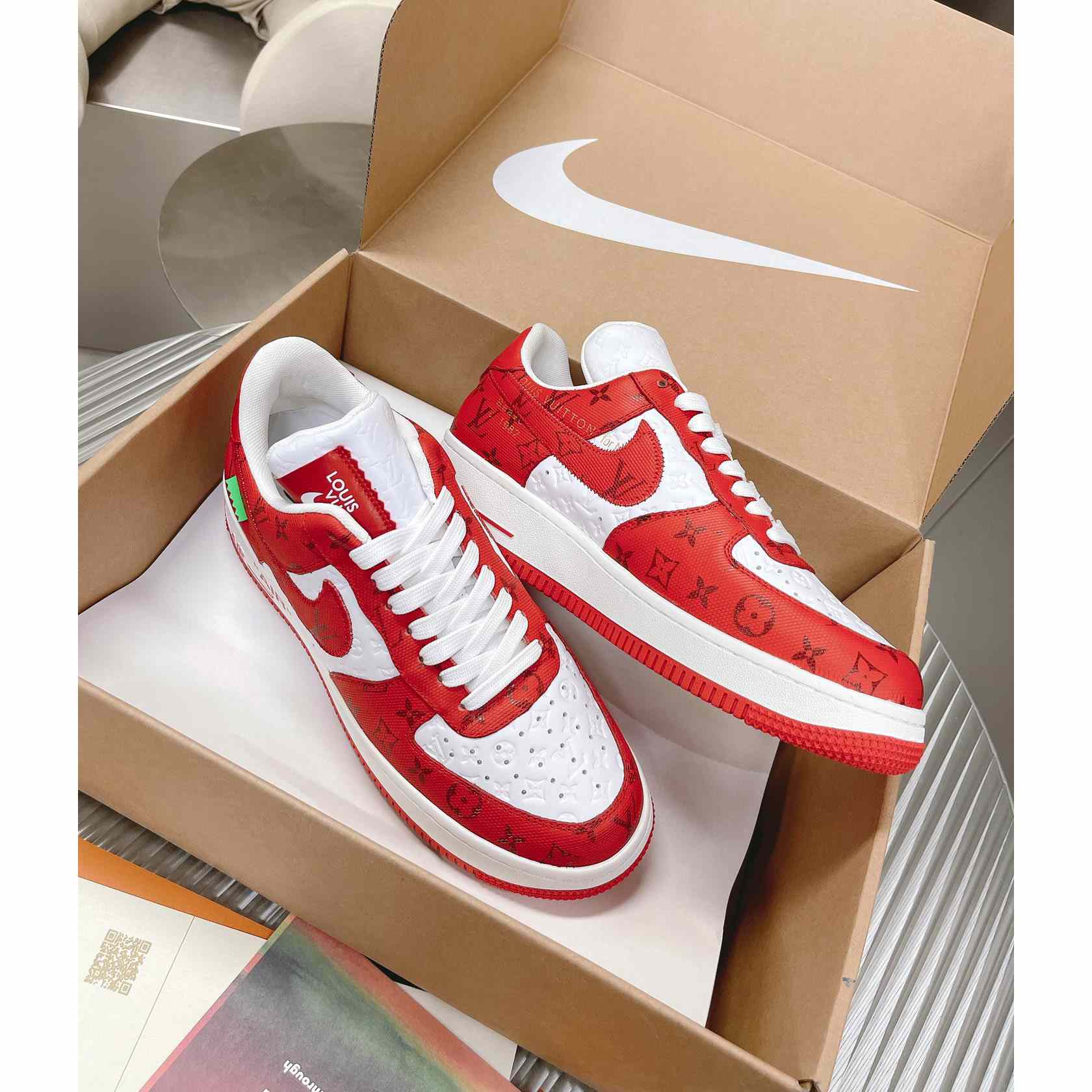 Louis Vuitton x Air Jordan1 Low AJ1 Sneaker - DopestKickz