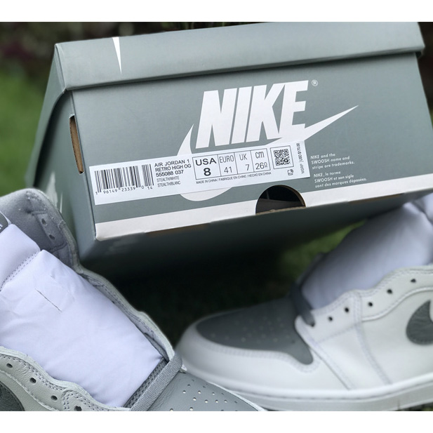 Air Jordan 1 High OG “Stealth” Sneakers      555088-037 - DopestKickz