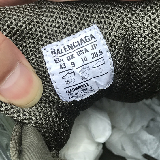 Balenciaga Defender Sneaker In Dark Green Mesh And Nylon - DopestKickz