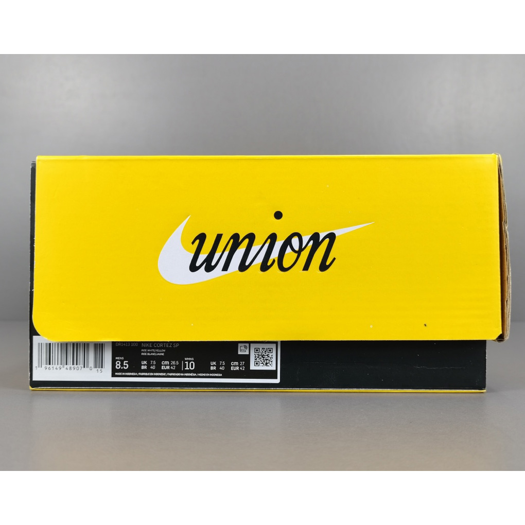 Union LA x Nike Cortez SP ＂Lemon Frost＂Sneaker     DR1413-100  - DopestKickz