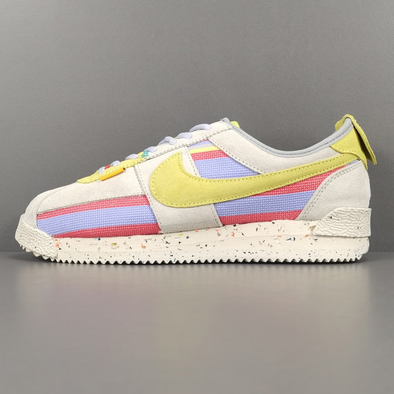 Union LA x Nike Cortez SP ＂Lemon Frost＂Sneaker     DR1413-100  - DopestKickz