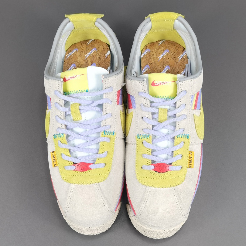 Union LA x Nike Cortez SP ＂Lemon Frost＂Sneaker     DR1413-100  - DopestKickz