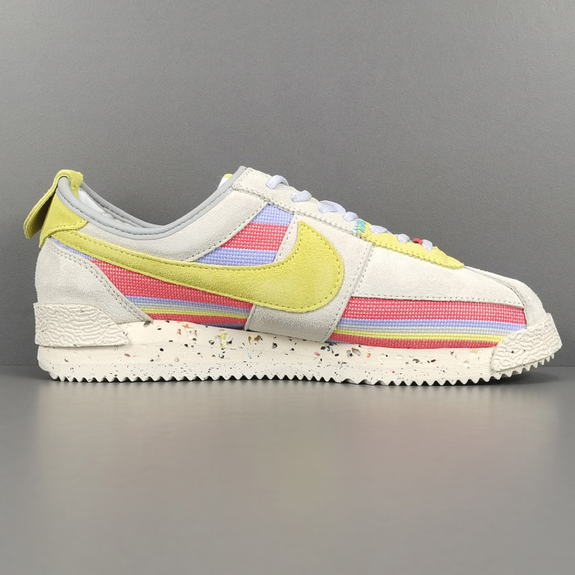 Union LA x Nike Cortez SP ＂Lemon Frost＂Sneaker     DR1413-100  - DopestKickz