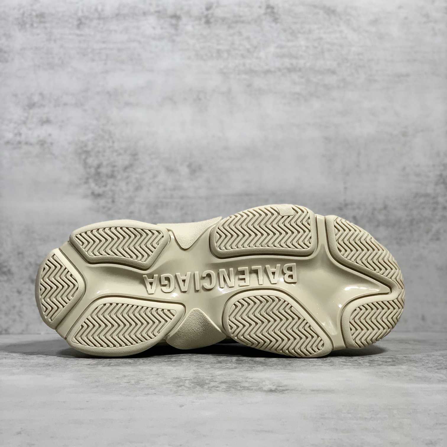 Balenciaga Triple S Sneaker In Beige Technical Material - DopestKickz
