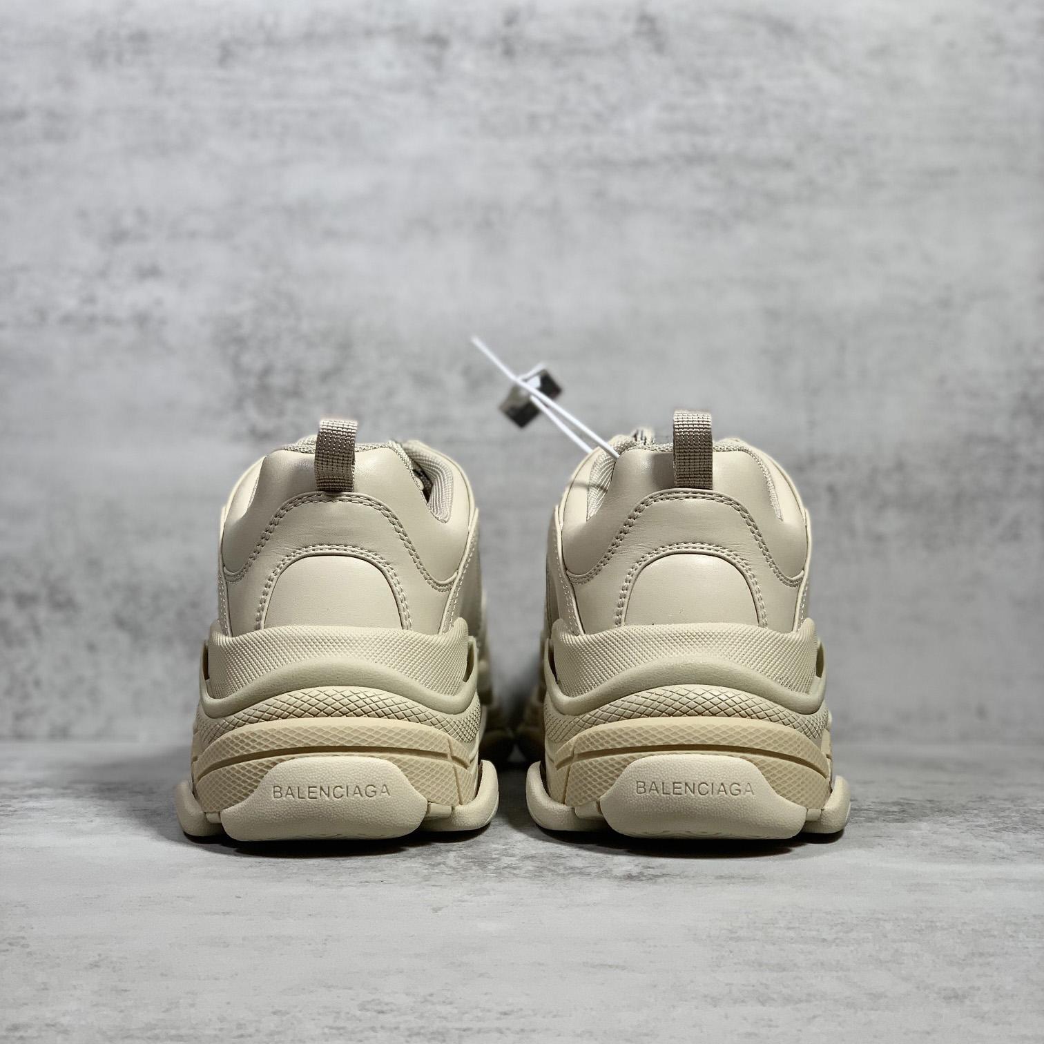 Balenciaga Triple S Sneaker In Beige Technical Material - DopestKickz