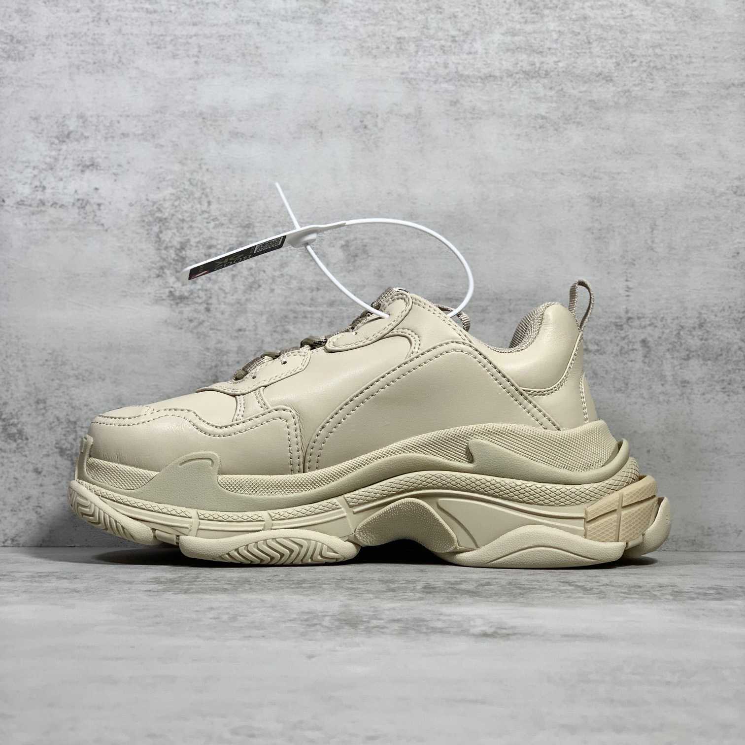 Balenciaga Triple S Sneaker In Beige Technical Material - DopestKickz