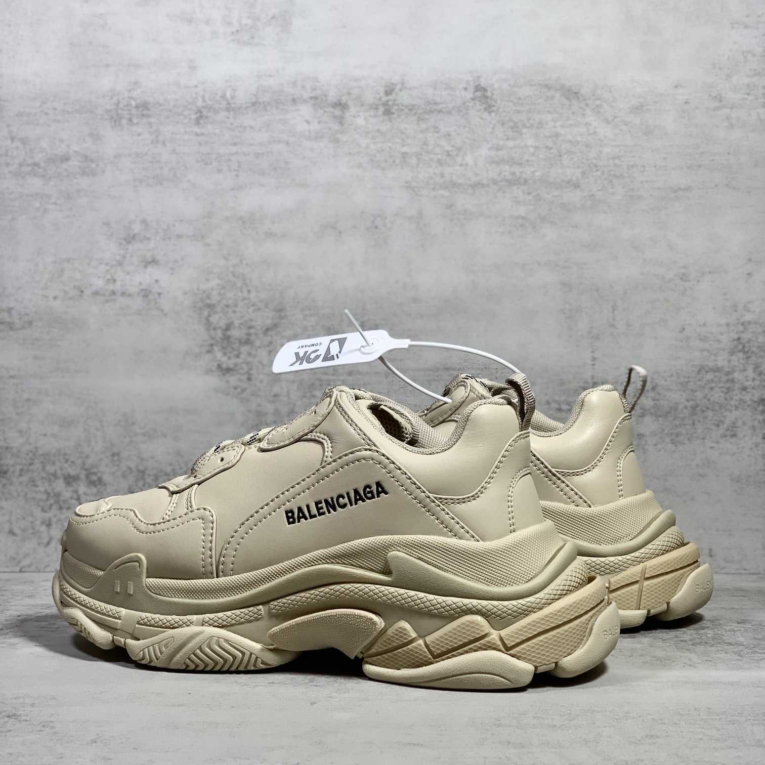 Balenciaga Triple S Sneaker In Beige Technical Material - DopestKickz