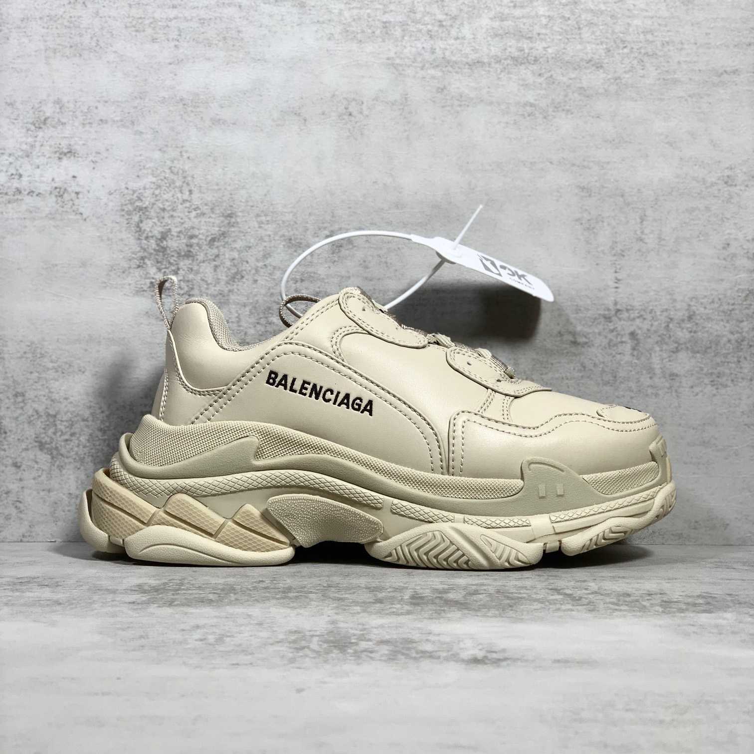 Balenciaga Triple S Sneaker In Beige Technical Material - DopestKickz