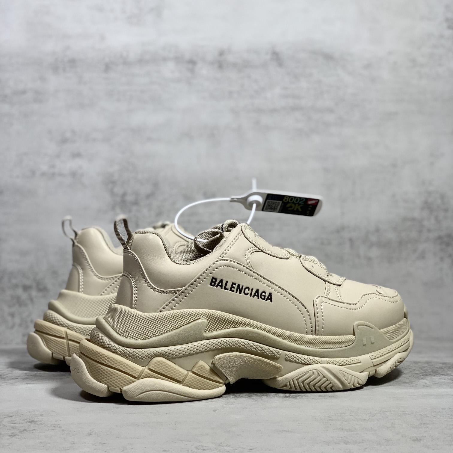 Balenciaga Triple S Sneaker In Beige Technical Material - DopestKickz