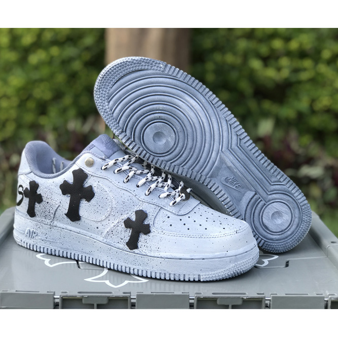 Chrome Hearts x Nike Air Force 1'07 Low Sneaker      - DopestKickz