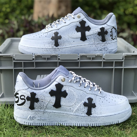 Chrome Hearts x Nike Air Force 1'07 Low Sneaker      - DopestKickz