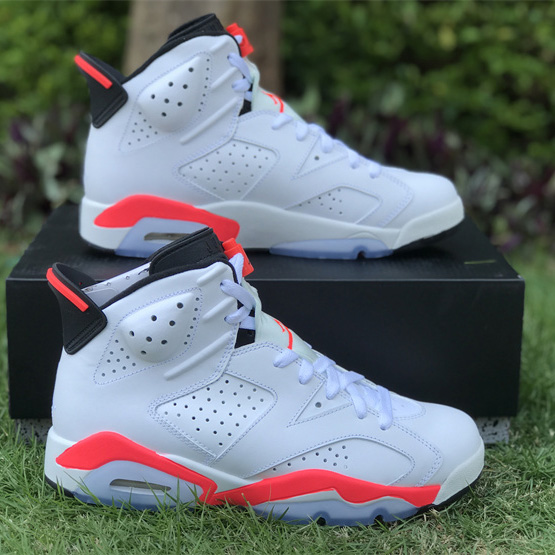 Air Jordan 6 ＂Infrared＂Sneaker     384664-123 - DopestKickz