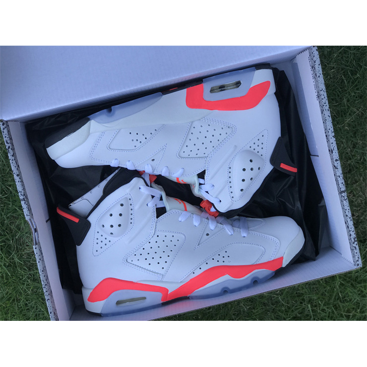 Air Jordan 6 ＂Infrared＂Sneaker     384664-123 - DopestKickz