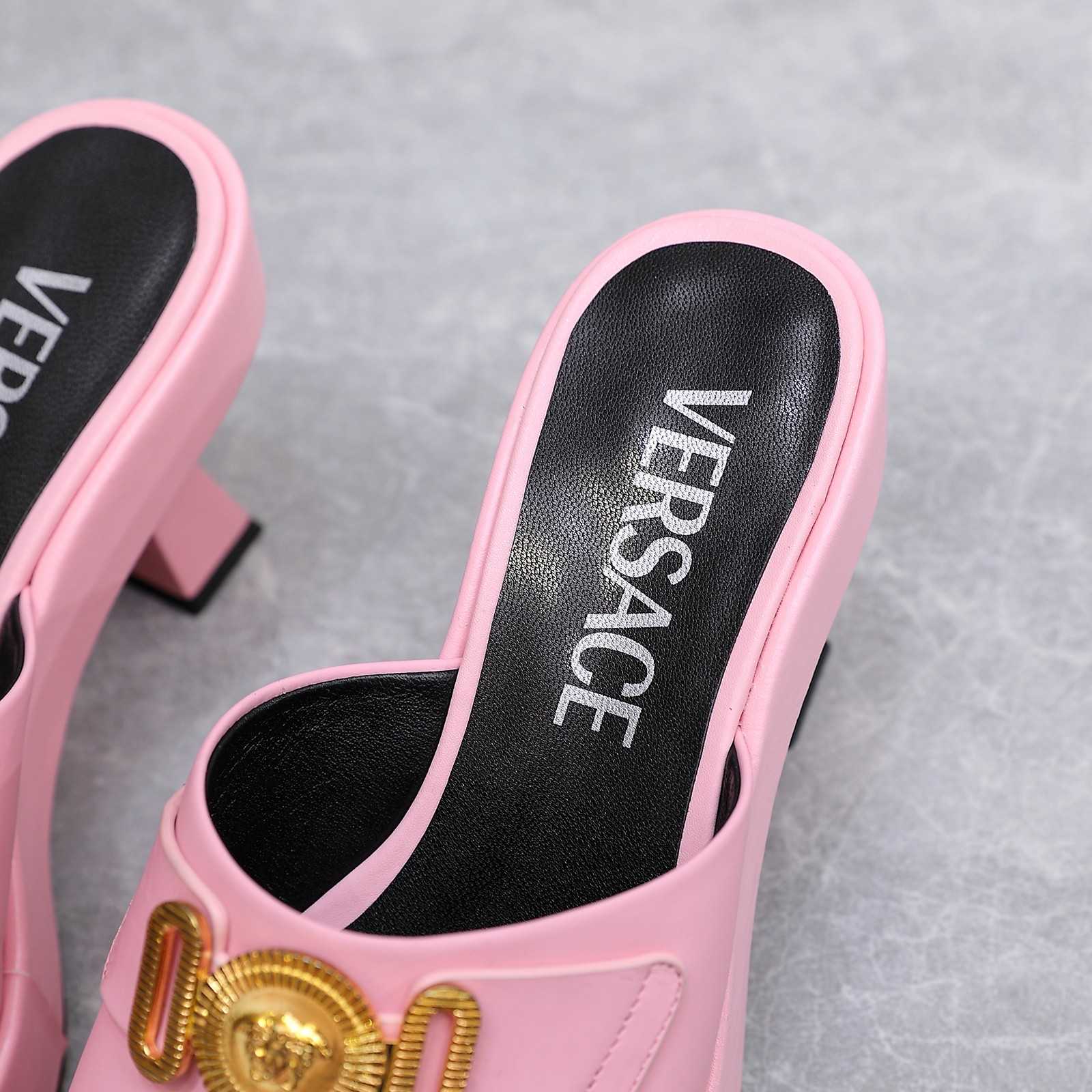 Versace Medusa Biggie Crystal Mules - DopestKickz