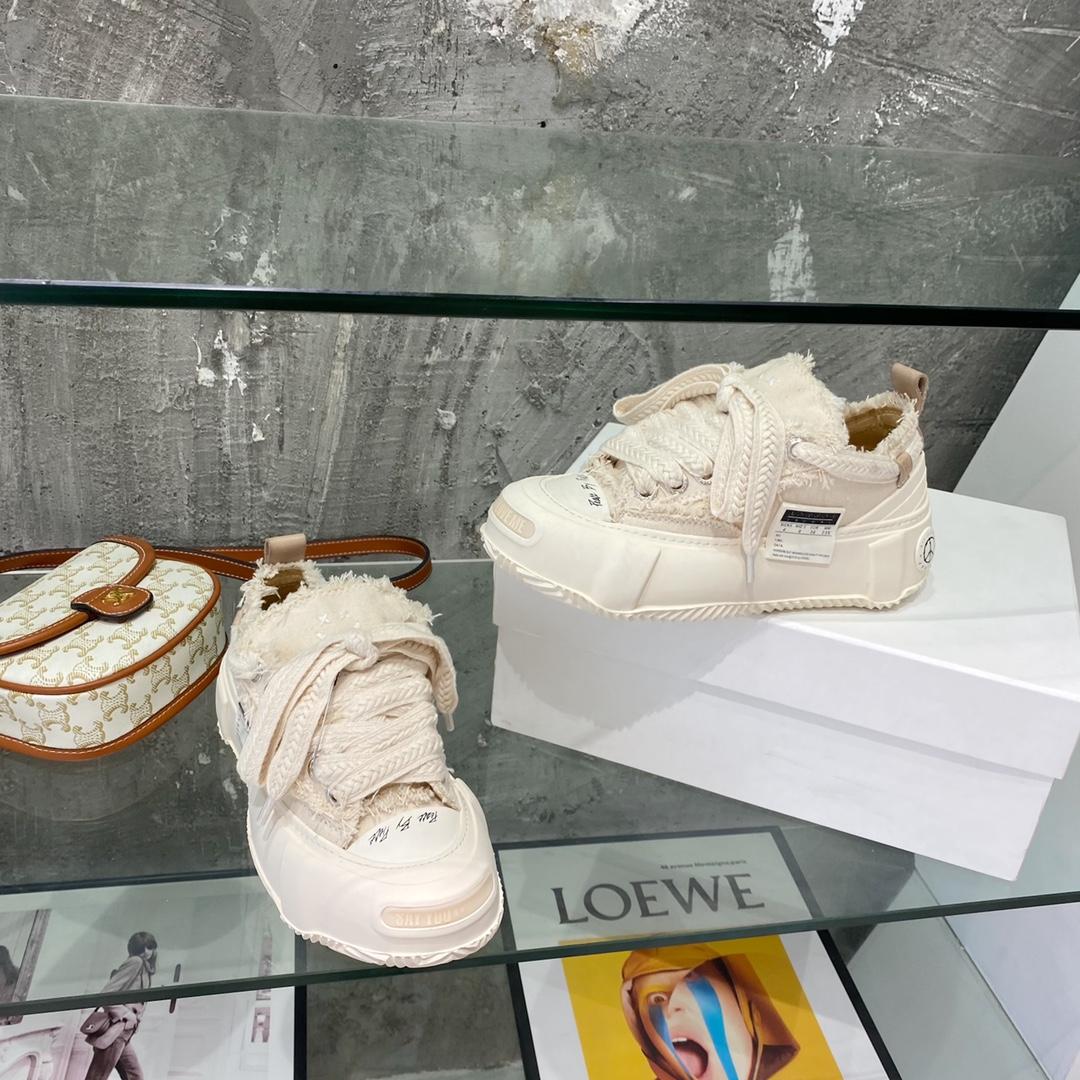 Xvessel G.O.P. 2.0 Marshmallow Lows White Sneaker - DopestKickz