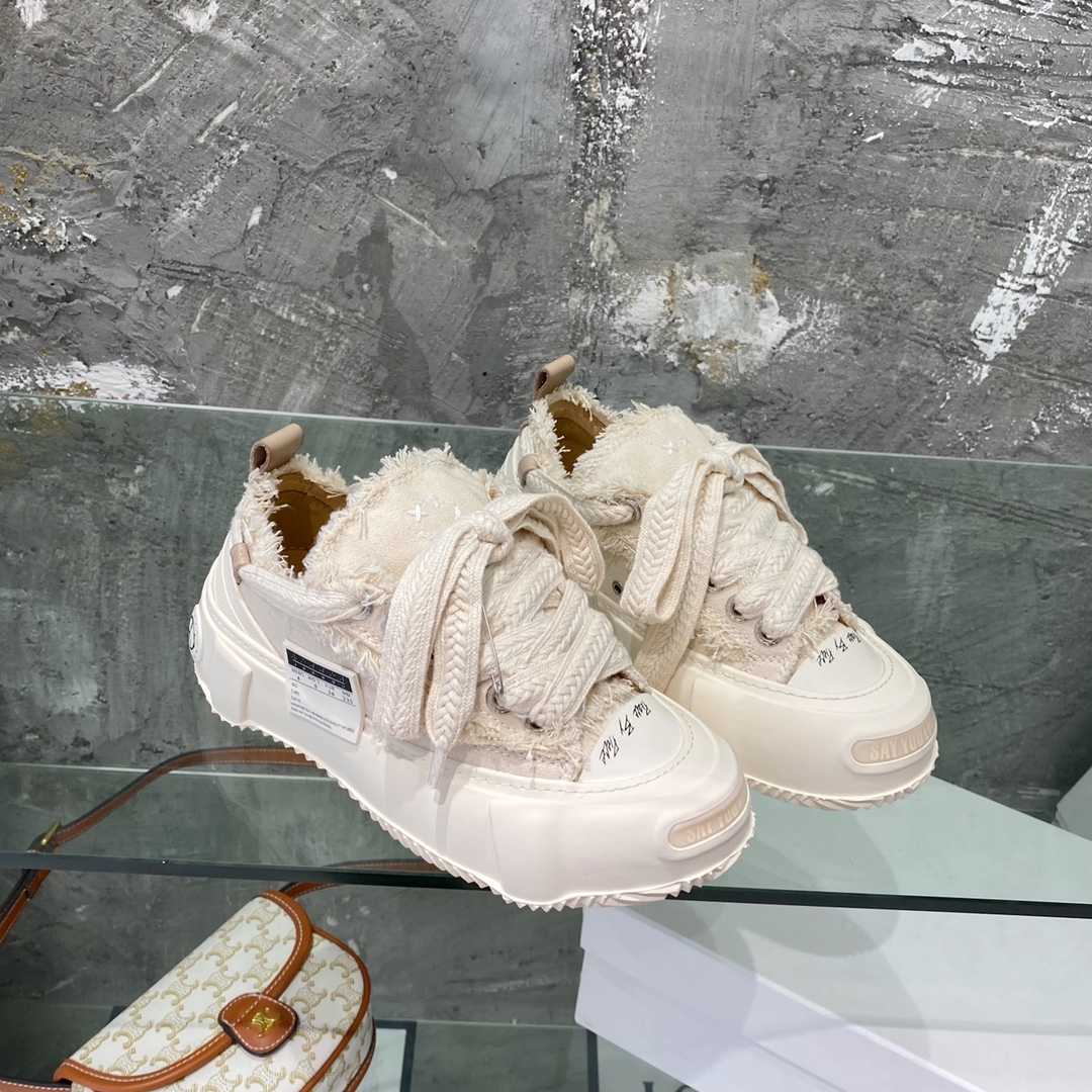 Xvessel G.O.P. 2.0 Marshmallow Lows White Sneaker - DopestKickz
