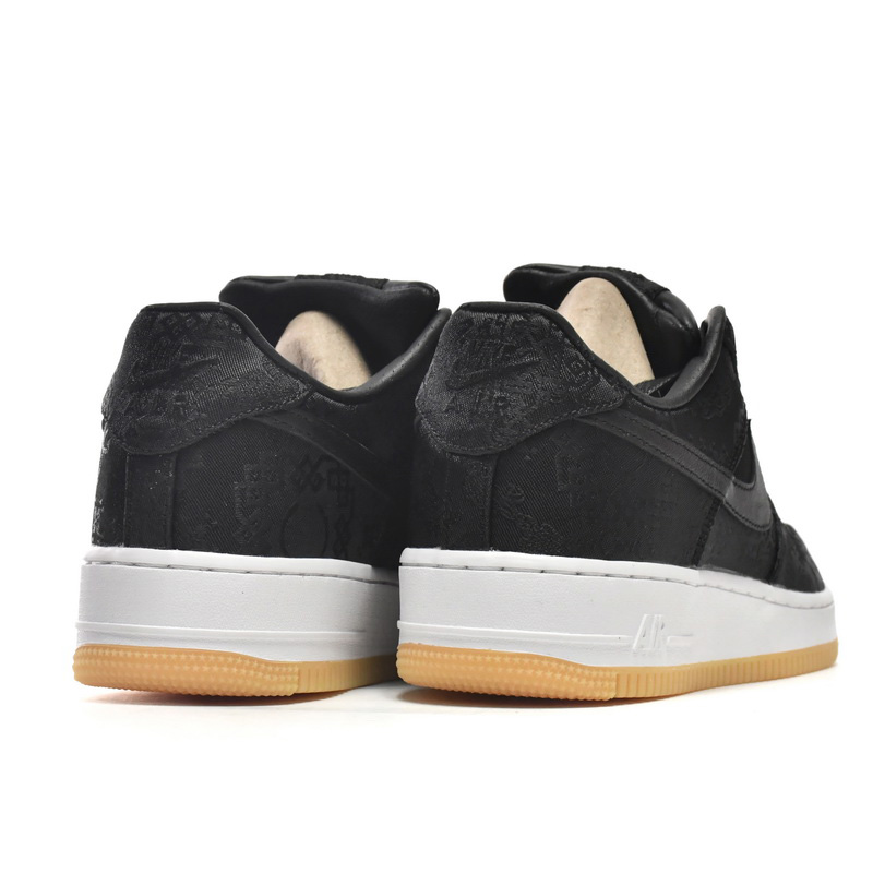 Nike Air Force 1 Low Fragment Design x Clot Black Silk Sneaker     CZ3986-001 - DopestKickz