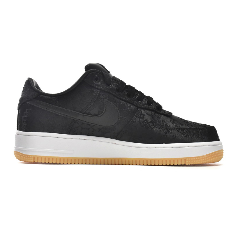 Nike Air Force 1 Low Fragment Design x Clot Black Silk Sneaker     CZ3986-001 - DopestKickz