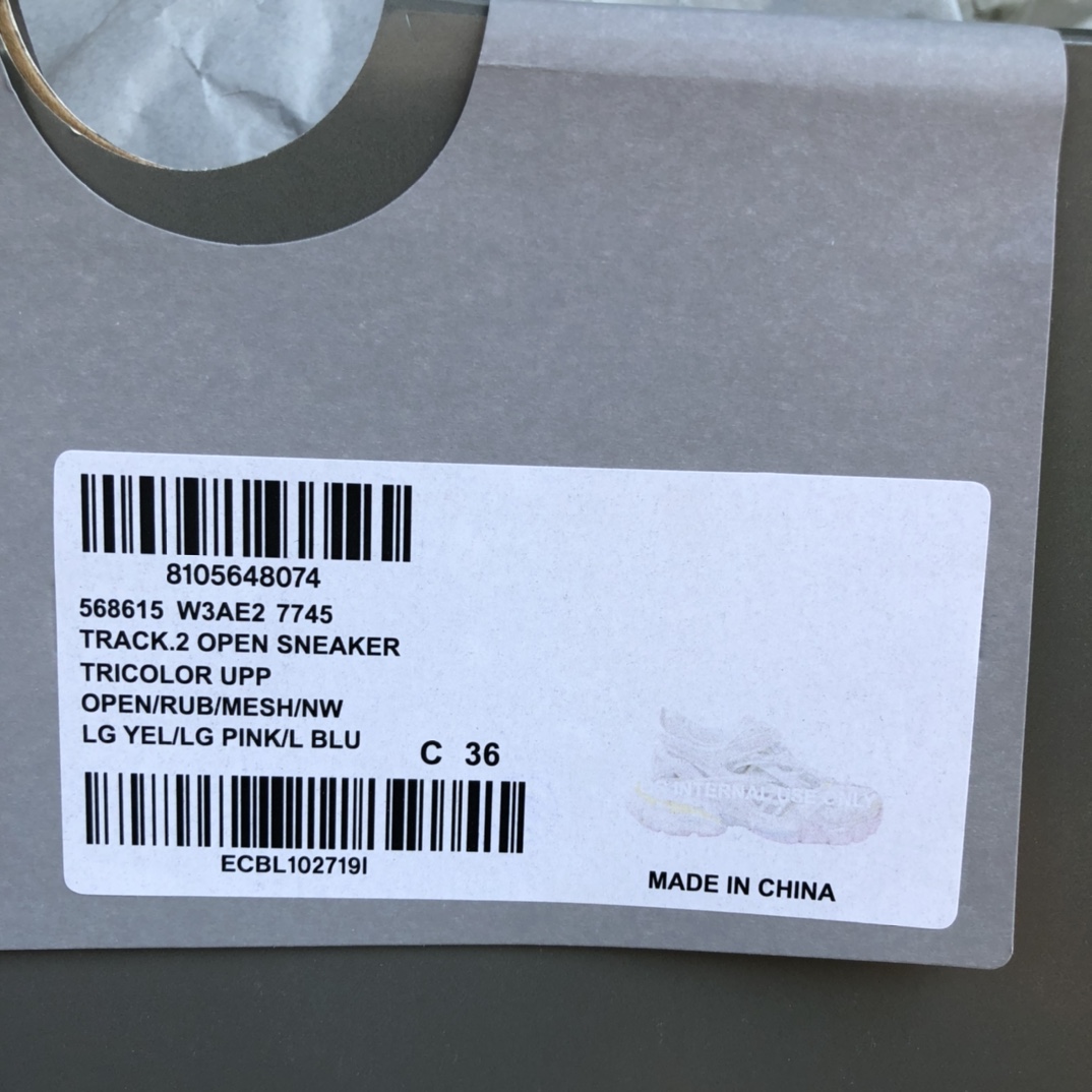 Balenciaga Track.2 Sneaker In White, Light Yellow, Light Pink And Light Blue Mesh And Nylon - DopestKickz