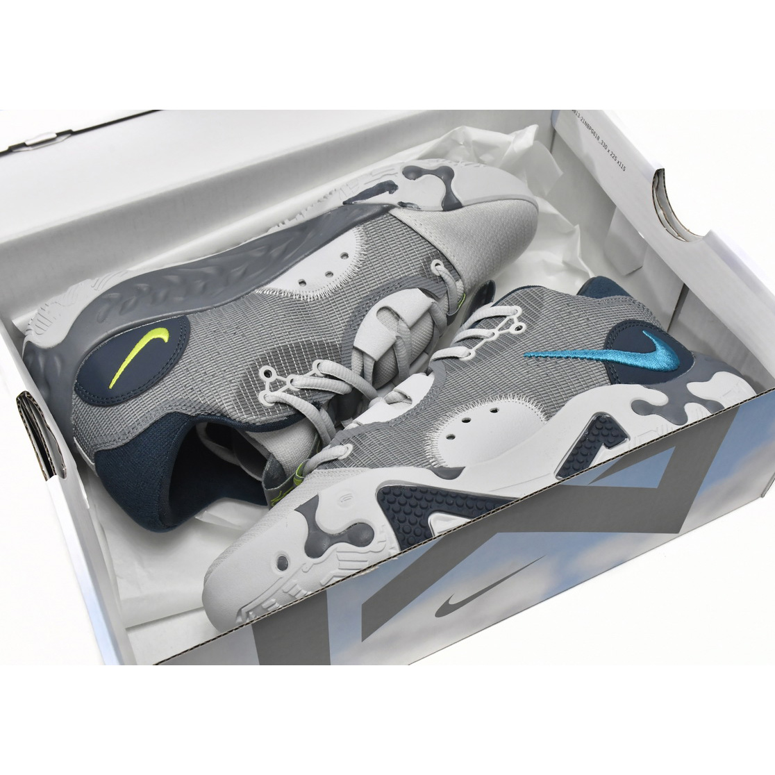 Nike PG 6 EP Grey Navy Volt Sneaker   DH8447-004 - DopestKickz
