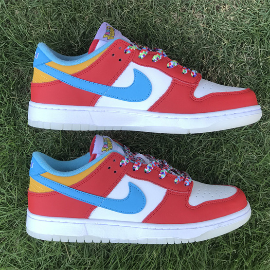 LeBron James x Nike Dunk Low “Fruity Pebbles” Sneaker     DH8009-600  - DopestKickz