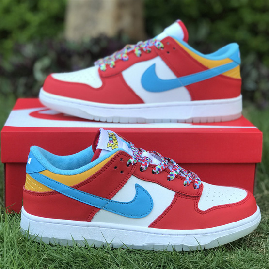 LeBron James x Nike Dunk Low “Fruity Pebbles” Sneaker     DH8009-600  - DopestKickz