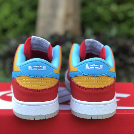 LeBron James x Nike Dunk Low “Fruity Pebbles” Sneaker     DH8009-600  - DopestKickz
