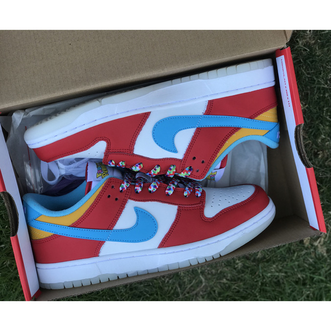 LeBron James x Nike Dunk Low “Fruity Pebbles” Sneaker     DH8009-600  - DopestKickz