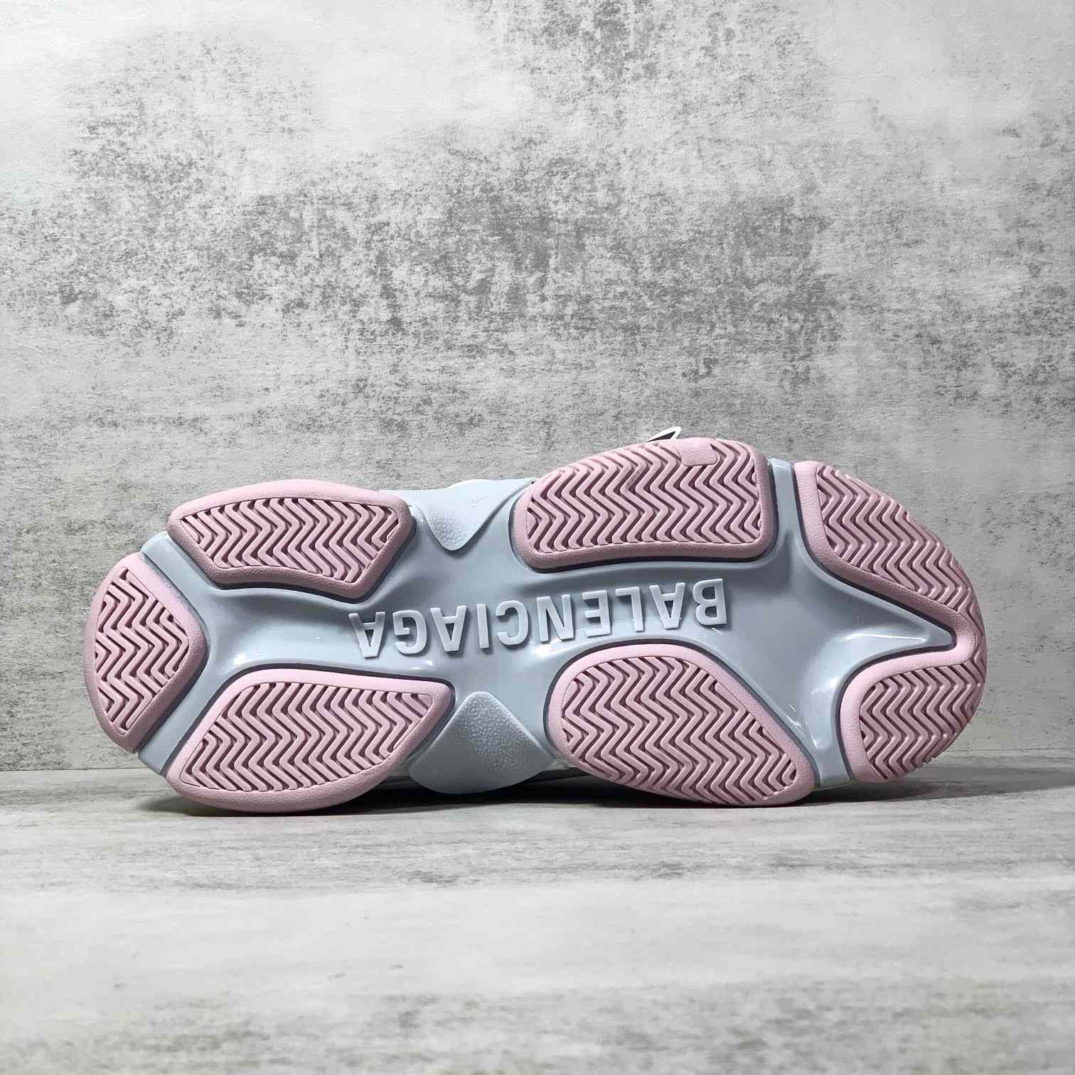 Balenciaga Triple S Sneaker In Grey, White, Light Yellow, Light Pink And Light Nlue Double Foam And Mesh - DopestKickz