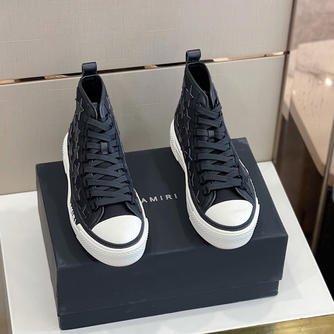 Amiri Stars Court HI High Top Sneaker - DopestKickz