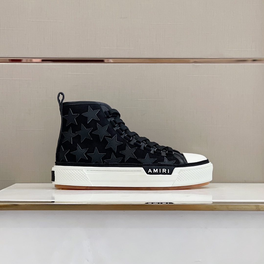 Amiri Stars Court HI High Top Sneaker - DopestKickz
