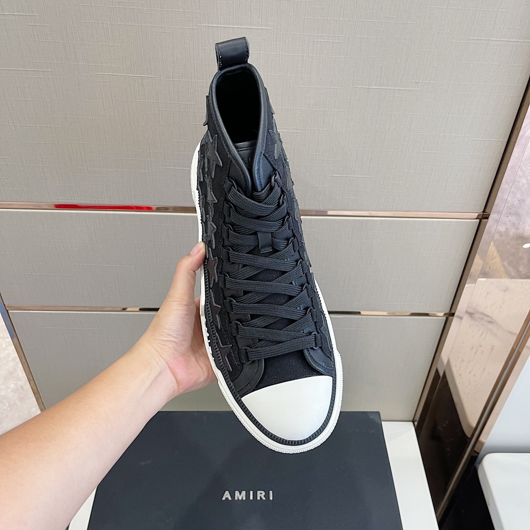 Amiri Stars Court HI High Top Sneaker - DopestKickz