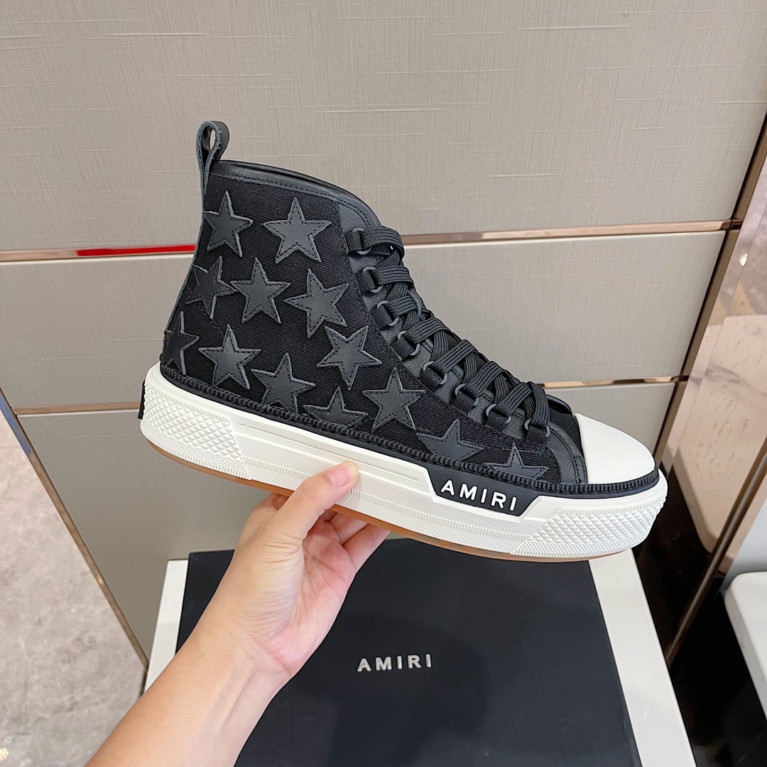 Amiri Stars Court HI High Top Sneaker - DopestKickz