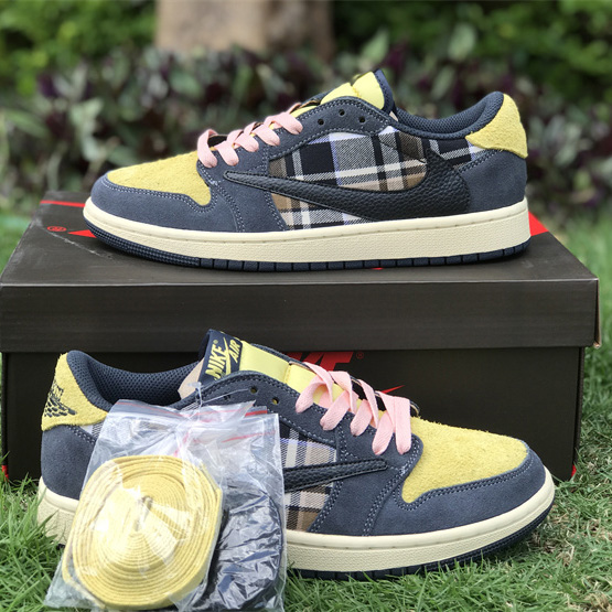 Fragment x Travis Scott x  Air Jordan 1 Low Sneaker  CQ4277-618 - DopestKickz