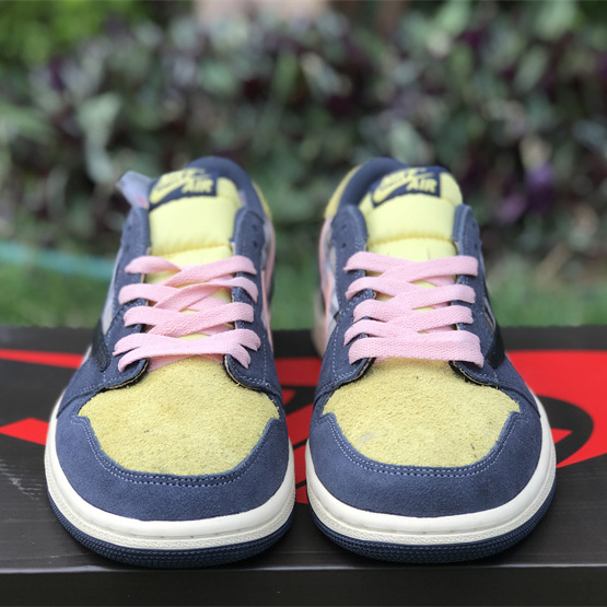 Fragment x Travis Scott x  Air Jordan 1 Low Sneaker  CQ4277-618 - DopestKickz