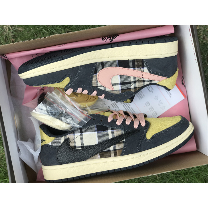 Fragment x Travis Scott x  Air Jordan 1 Low Sneaker  CQ4277-618 - DopestKickz