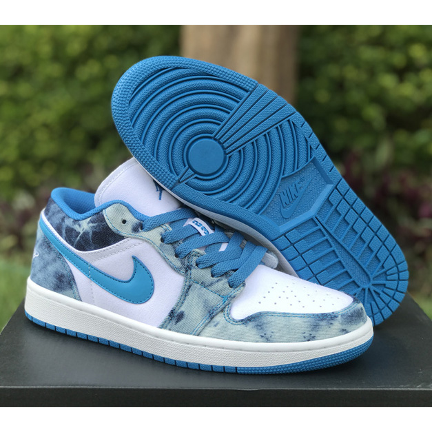 Air Jordan 1 Low "Washed Denim"  Sneaker   DM8947-100 - DopestKickz