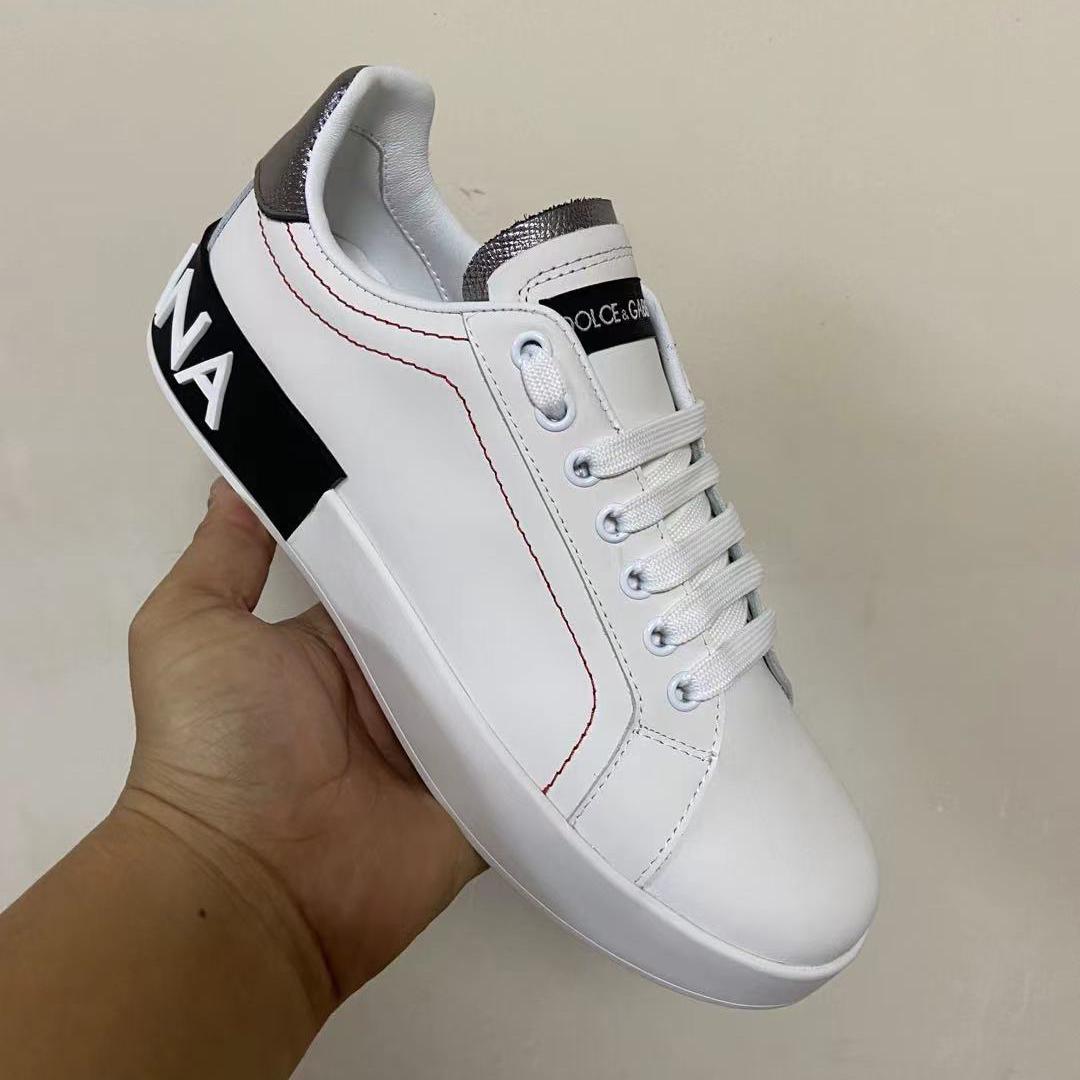 Dolce & Gabbana Calfskin Nappa Portofino Sneakers - DopestKickz