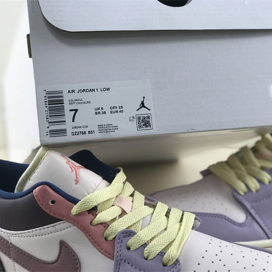 Air Jordan 1 Low 'Canvas' Sneaker   DZ2768-651 - DopestKickz
