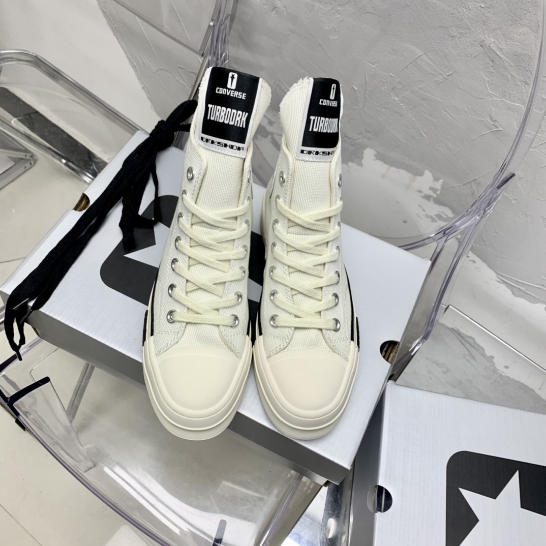 Rick Owensx Converse x  Drkshdw Drkstar Hi Sneakers - DopestKickz