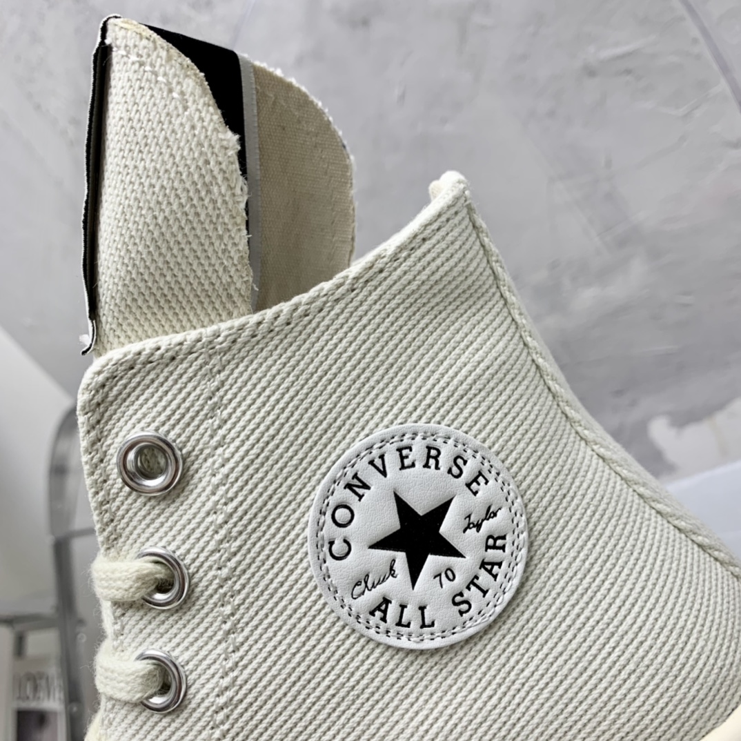 Rick Owensx Converse x  Drkshdw Drkstar Hi Sneakers - DopestKickz