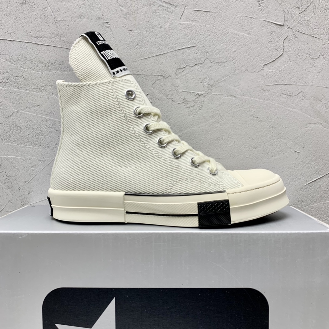 Rick Owensx Converse x  Drkshdw Drkstar Hi Sneakers - DopestKickz