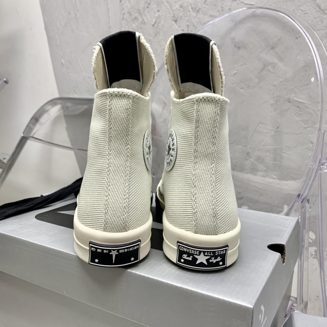 Rick Owensx Converse x  Drkshdw Drkstar Hi Sneakers - DopestKickz