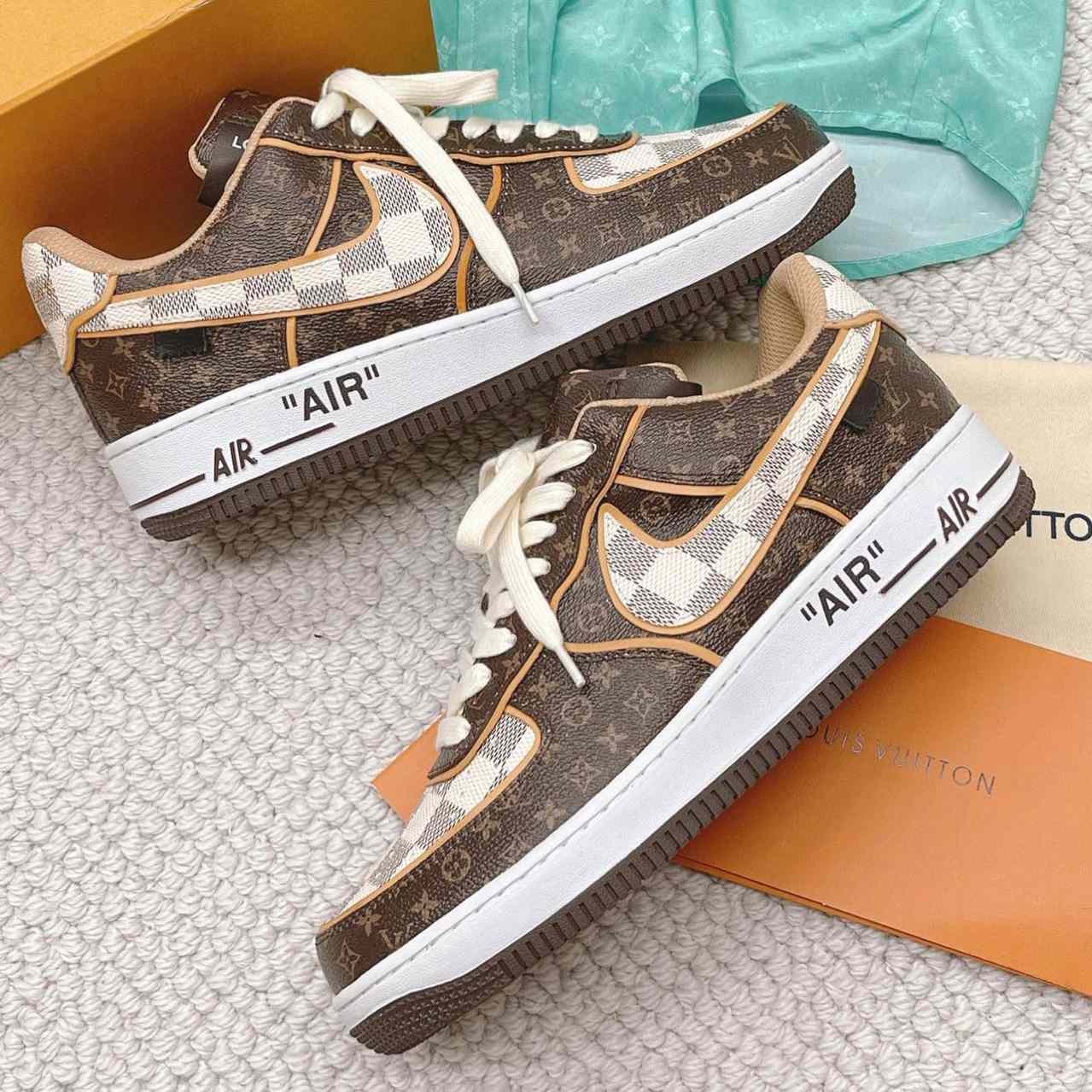 Louis Vuitton X Nike Air Force 1 Sneaker - DopestKickz