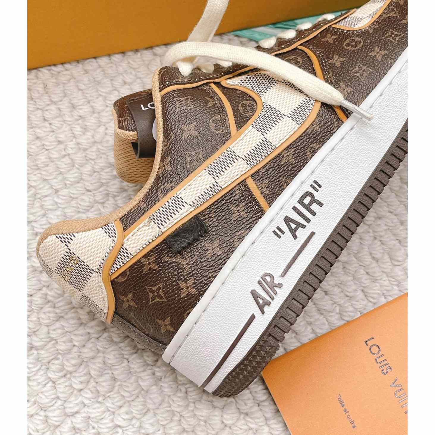 Louis Vuitton X Nike Air Force 1 Sneaker - DopestKickz