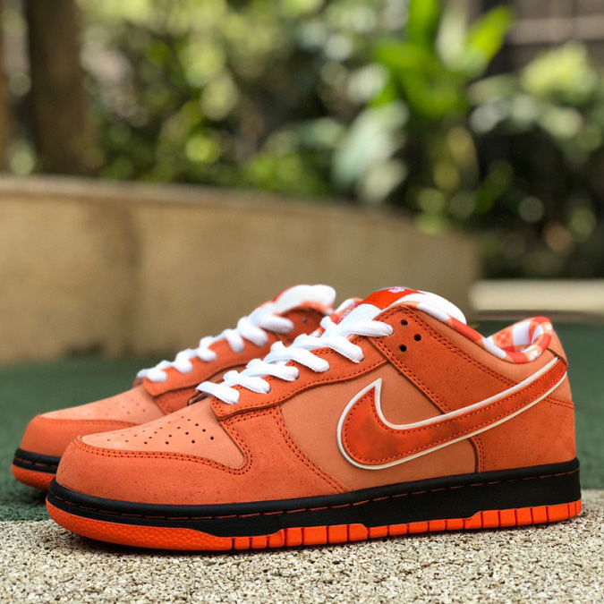 Concepts x Nike Sb Dunk Low "Orange Lobster" Sneaker    FD8776-800 - DopestKickz
