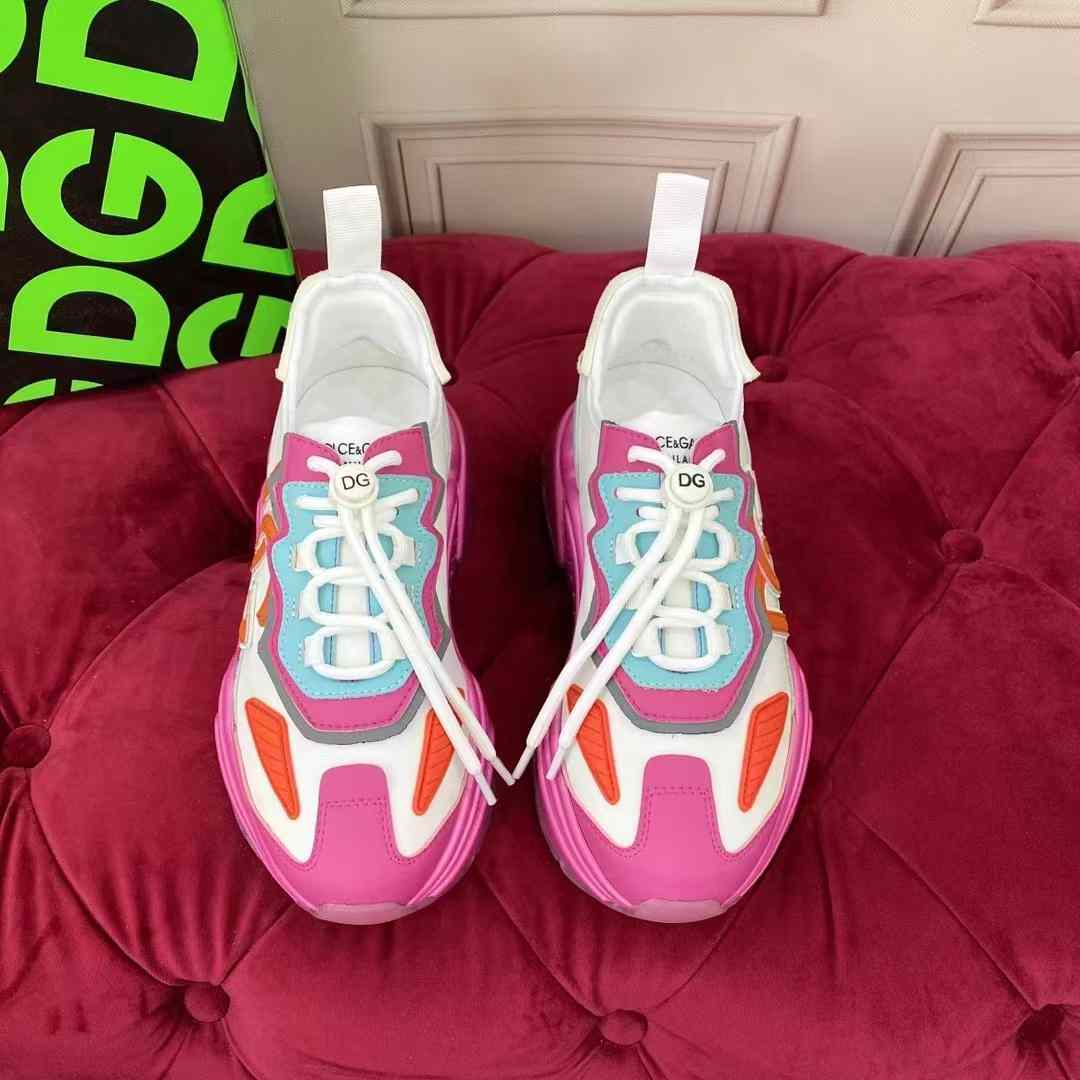Dolce & Gabbana Mixed-Materials Daymaster Sneakers - DopestKickz
