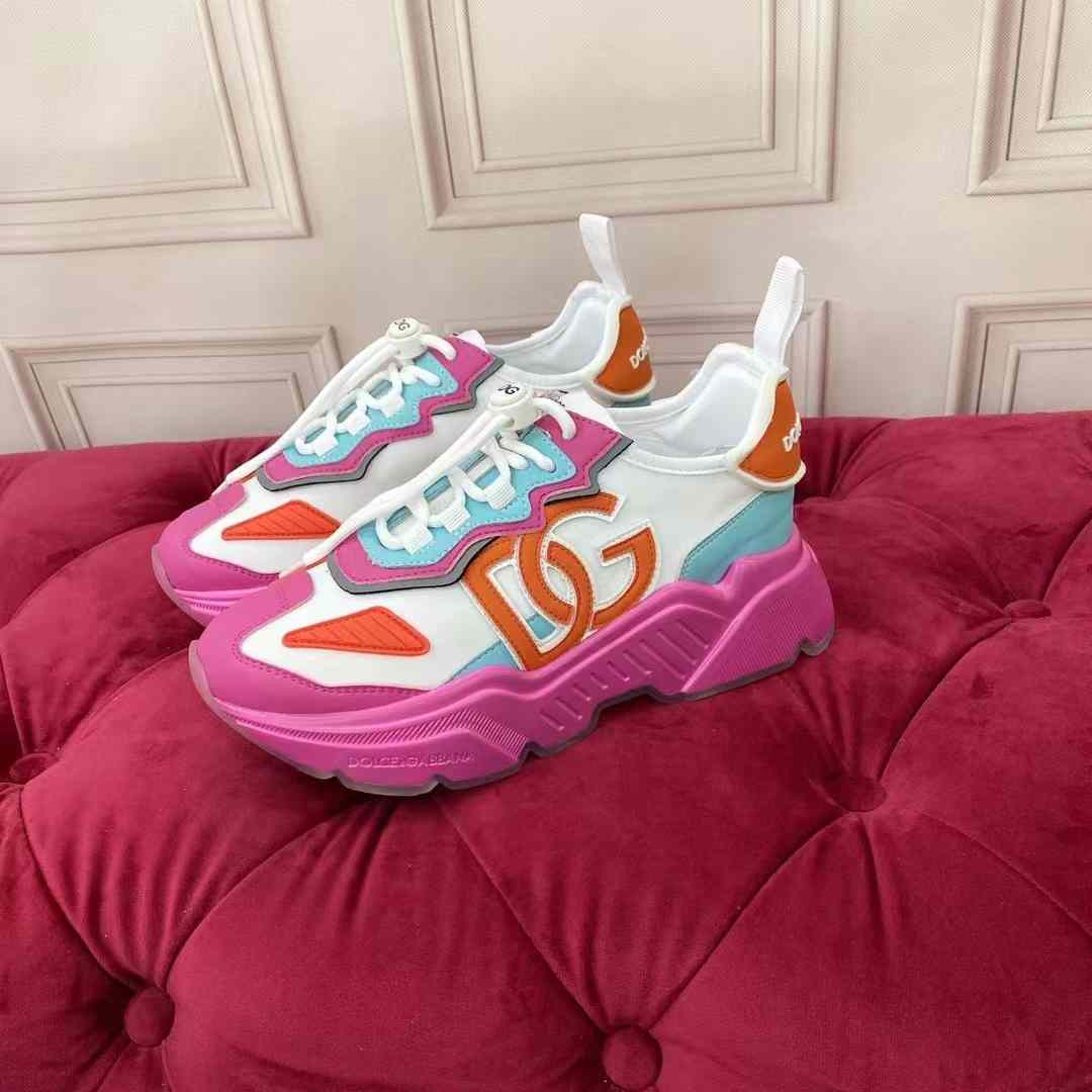 Dolce & Gabbana Mixed-Materials Daymaster Sneakers - DopestKickz