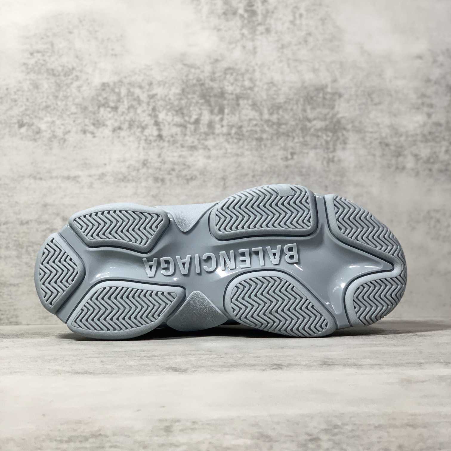 Balenciaga Triple S Sneaker In Light Blue Double Foam And Mesh - DopestKickz